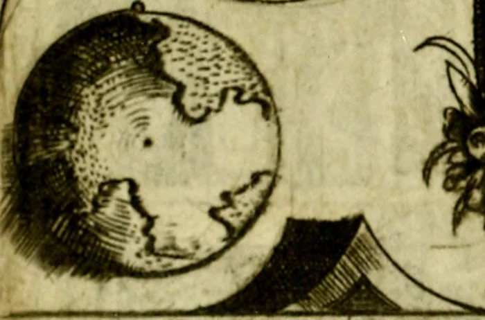 An illustration from Le imprese illvstri, con espositioni, et discorsi del S.or Ieronimo Rvscelli. Con la givnta di altre imprese tvtto riordinato et corretto da Fran.co Patritio, 1572, leaf 7