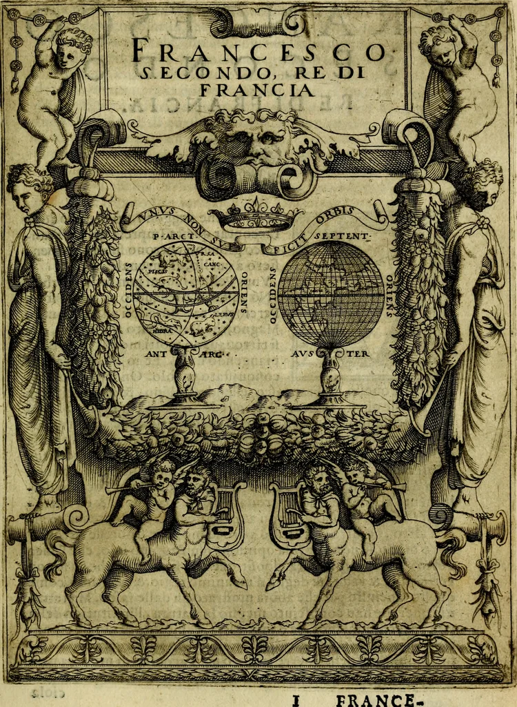 An illustration from Le imprese illvstri, con espositioni, et discorsi del S.or Ieronimo Rvscelli. Con la givnta di altre imprese tvtto riordinato et corretto da Fran.co Patritio, 1572, leaf 78