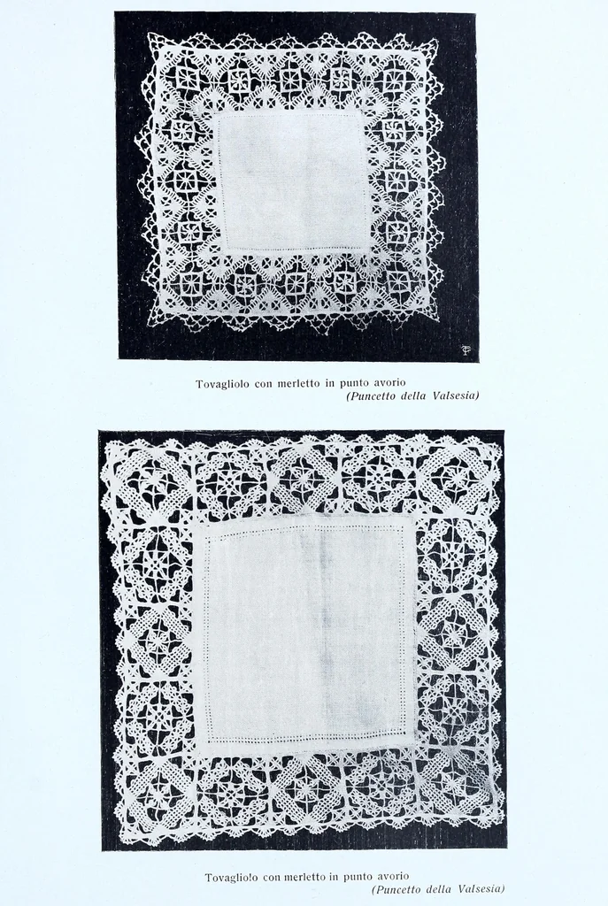 An illustration from "Le Industrie Femminili Italiane", 1906, leaf 319