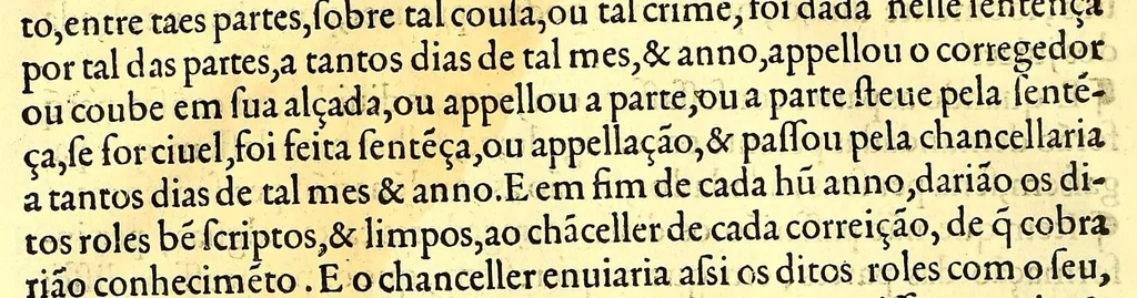 An illustration from Leis extravagantes collegidas e relatadas, 1569, leaf 98