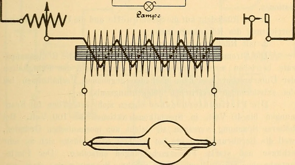 An illustration from Leitfaden des Röntgen-Verfahrens, 1903, leaf 92