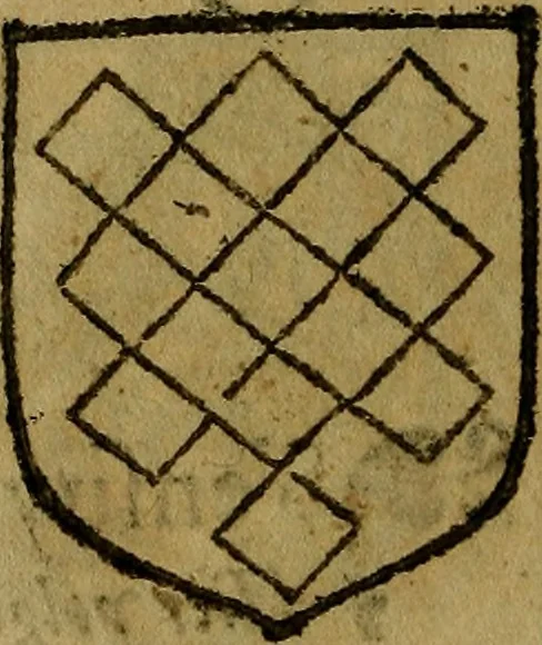 An illustration from Le jardin d'armoiries : contenant les armes de plusieurs nobles royaumes & maisons de Germanie Inferieure: oeuvre autant nouveau, que proufitable à tous amateurs du noble exercice d'armes. Den boomagert der wapenen, inhoudende wapenen van vele edele huysen van dese Nederlanden, en andere onliggende .., 1567, leaf 111