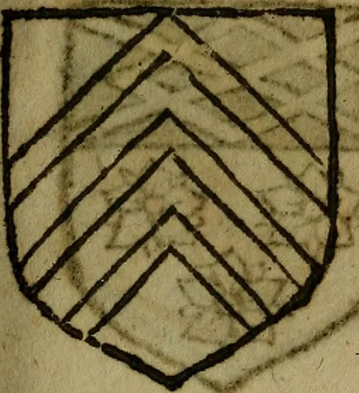 An illustration from Le jardin d'armoiries : contenant les armes de plusieurs nobles royaumes & maisons de Germanie Inferieure: oeuvre autant nouveau, que proufitable à tous amateurs du noble exercice d'armes. Den boomagert der wapenen, inhoudende wapenen van vele edele huysen van dese Nederlanden, en andere onliggende .., 1567, leaf 118