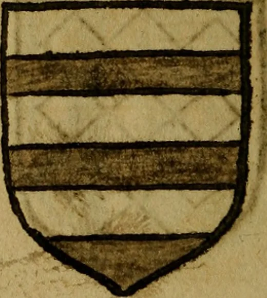 An illustration from Le jardin d'armoiries : contenant les armes de plusieurs nobles royaumes & maisons de Germanie Inferieure: oeuvre autant nouveau, que proufitable à tous amateurs du noble exercice d'armes. Den boomagert der wapenen, inhoudende wapenen van vele edele huysen van dese Nederlanden, en andere onliggende .., 1567, leaf 125