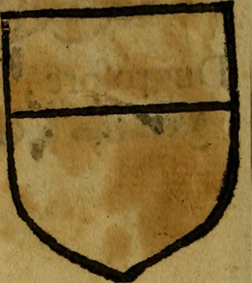An illustration from Le jardin d'armoiries : contenant les armes de plusieurs nobles royaumes & maisons de Germanie Inferieure: oeuvre autant nouveau, que proufitable à tous amateurs du noble exercice d'armes. Den boomagert der wapenen, inhoudende wapenen van vele edele huysen van dese Nederlanden, en andere onliggende .., 1567, leaf 133