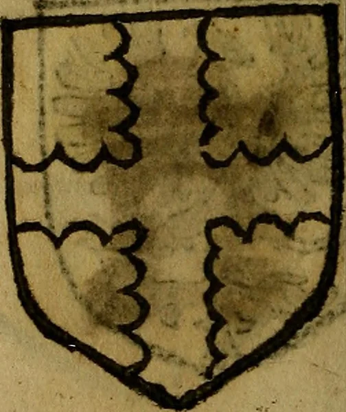 An illustration from Le jardin d'armoiries : contenant les armes de plusieurs nobles royaumes & maisons de Germanie Inferieure: oeuvre autant nouveau, que proufitable à tous amateurs du noble exercice d'armes. Den boomagert der wapenen, inhoudende wapenen van vele edele huysen van dese Nederlanden, en andere onliggende .., 1567, leaf 137