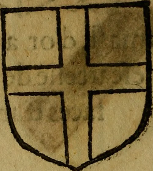 An illustration from Le jardin d'armoiries : contenant les armes de plusieurs nobles royaumes & maisons de Germanie Inferieure: oeuvre autant nouveau, que proufitable à tous amateurs du noble exercice d'armes. Den boomagert der wapenen, inhoudende wapenen van vele edele huysen van dese Nederlanden, en andere onliggende .., 1567, leaf 139