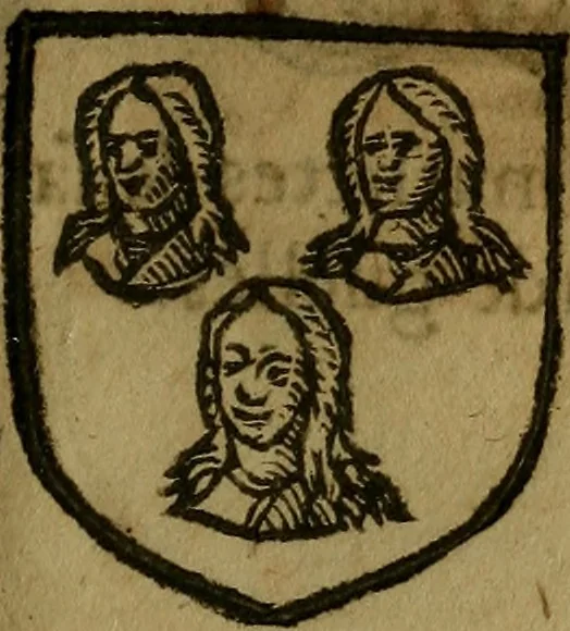 An illustration from Le jardin d'armoiries : contenant les armes de plusieurs nobles royaumes & maisons de Germanie Inferieure: oeuvre autant nouveau, que proufitable à tous amateurs du noble exercice d'armes. Den boomagert der wapenen, inhoudende wapenen van vele edele huysen van dese Nederlanden, en andere onliggende .., 1567, leaf 166