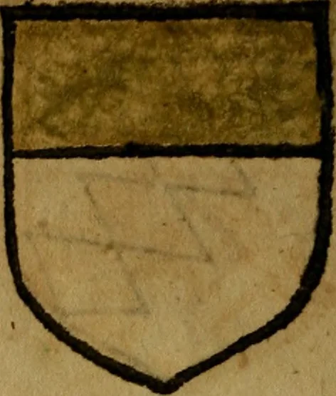 An illustration from Le jardin d'armoiries : contenant les armes de plusieurs nobles royaumes & maisons de Germanie Inferieure: oeuvre autant nouveau, que proufitable à tous amateurs du noble exercice d'armes. Den boomagert der wapenen, inhoudende wapenen van vele edele huysen van dese Nederlanden, en andere onliggende .., 1567, leaf 171