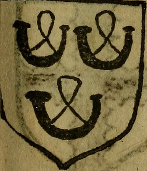 An illustration from Le jardin d'armoiries : contenant les armes de plusieurs nobles royaumes & maisons de Germanie Inferieure: oeuvre autant nouveau, que proufitable à tous amateurs du noble exercice d'armes. Den boomagert der wapenen, inhoudende wapenen van vele edele huysen van dese Nederlanden, en andere onliggende .., 1567, leaf 182