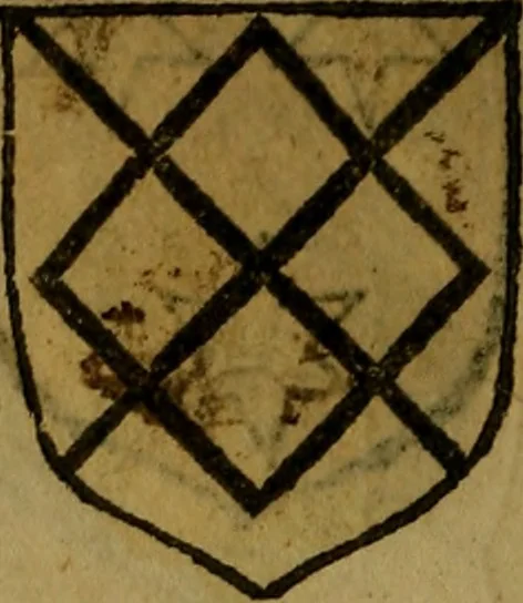 An illustration from Le jardin d'armoiries : contenant les armes de plusieurs nobles royaumes & maisons de Germanie Inferieure: oeuvre autant nouveau, que proufitable à tous amateurs du noble exercice d'armes. Den boomagert der wapenen, inhoudende wapenen van vele edele huysen van dese Nederlanden, en andere onliggende .., 1567, leaf 193
