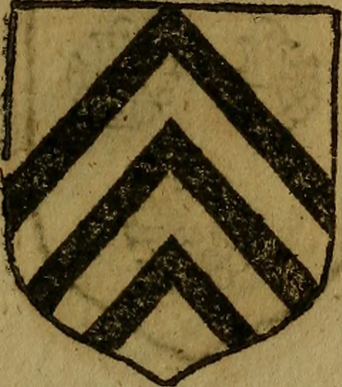 An illustration from Le jardin d'armoiries : contenant les armes de plusieurs nobles royaumes & maisons de Germanie Inferieure: oeuvre autant nouveau, que proufitable à tous amateurs du noble exercice d'armes. Den boomagert der wapenen, inhoudende wapenen van vele edele huysen van dese Nederlanden, en andere onliggende .., 1567, leaf 220