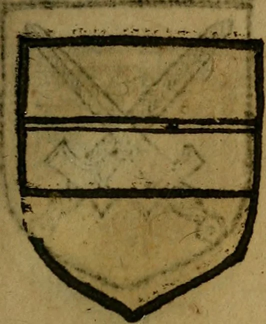 An illustration from Le jardin d'armoiries : contenant les armes de plusieurs nobles royaumes & maisons de Germanie Inferieure: oeuvre autant nouveau, que proufitable à tous amateurs du noble exercice d'armes. Den boomagert der wapenen, inhoudende wapenen van vele edele huysen van dese Nederlanden, en andere onliggende .., 1567, leaf 224