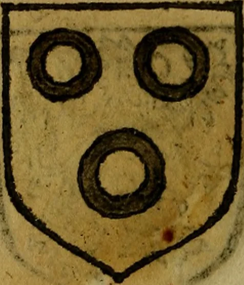 An illustration from Le jardin d'armoiries : contenant les armes de plusieurs nobles royaumes & maisons de Germanie Inferieure: oeuvre autant nouveau, que proufitable à tous amateurs du noble exercice d'armes. Den boomagert der wapenen, inhoudende wapenen van vele edele huysen van dese Nederlanden, en andere onliggende .., 1567, leaf 225