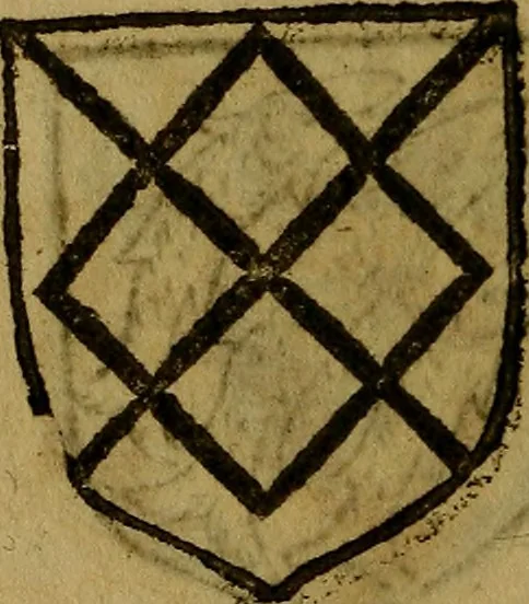 An illustration from Le jardin d'armoiries : contenant les armes de plusieurs nobles royaumes & maisons de Germanie Inferieure: oeuvre autant nouveau, que proufitable à tous amateurs du noble exercice d'armes. Den boomagert der wapenen, inhoudende wapenen van vele edele huysen van dese Nederlanden, en andere onliggende .., 1567, leaf 247