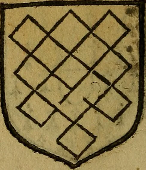 An illustration from Le jardin d'armoiries : contenant les armes de plusieurs nobles royaumes & maisons de Germanie Inferieure: oeuvre autant nouveau, que proufitable à tous amateurs du noble exercice d'armes. Den boomagert der wapenen, inhoudende wapenen van vele edele huysen van dese Nederlanden, en andere onliggende .., 1567, leaf 265