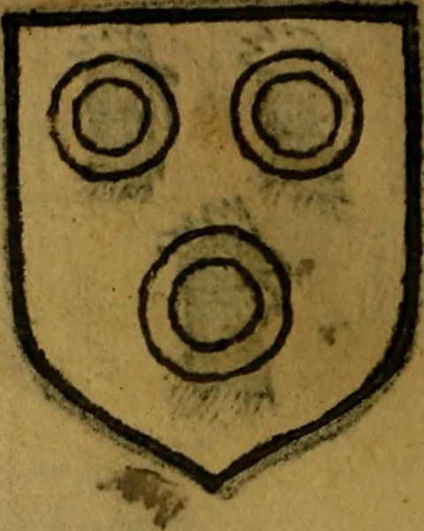 An illustration from Le jardin d'armoiries : contenant les armes de plusieurs nobles royaumes & maisons de Germanie Inferieure: oeuvre autant nouveau, que proufitable à tous amateurs du noble exercice d'armes. Den boomagert der wapenen, inhoudende wapenen van vele edele huysen van dese Nederlanden, en andere onliggende .., 1567, leaf 267