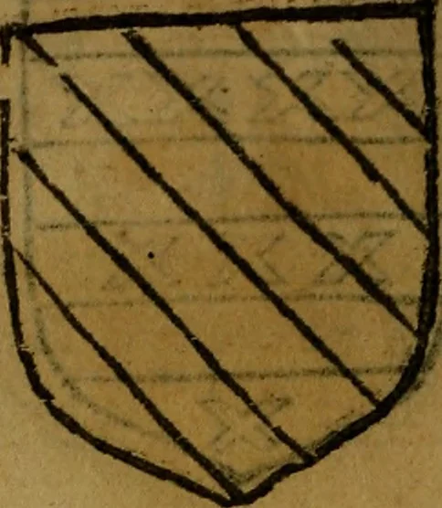 An illustration from Le jardin d'armoiries : contenant les armes de plusieurs nobles royaumes & maisons de Germanie Inferieure: oeuvre autant nouveau, que proufitable à tous amateurs du noble exercice d'armes. Den boomagert der wapenen, inhoudende wapenen van vele edele huysen van dese Nederlanden, en andere onliggende .., 1567, leaf 271