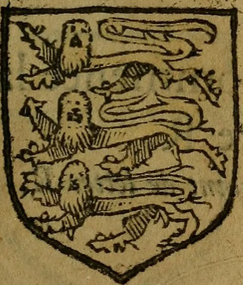 An illustration from Le jardin d'armoiries : contenant les armes de plusieurs nobles royaumes & maisons de Germanie Inferieure: oeuvre autant nouveau, que proufitable à tous amateurs du noble exercice d'armes. Den boomagert der wapenen, inhoudende wapenen van vele edele huysen van dese Nederlanden, en andere onliggende .., 1567, leaf 274