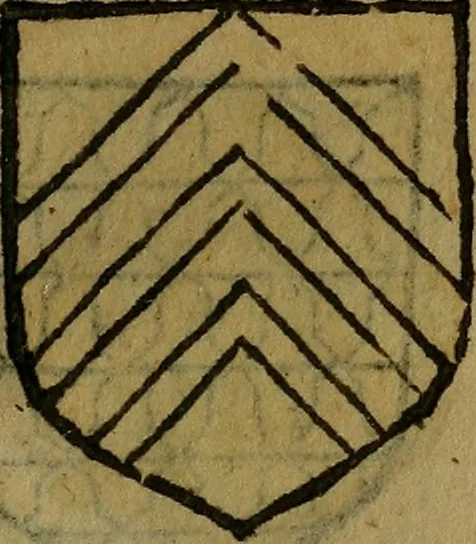 An illustration from Le jardin d'armoiries : contenant les armes de plusieurs nobles royaumes & maisons de Germanie Inferieure: oeuvre autant nouveau, que proufitable à tous amateurs du noble exercice d'armes. Den boomagert der wapenen, inhoudende wapenen van vele edele huysen van dese Nederlanden, en andere onliggende .., 1567, leaf 288