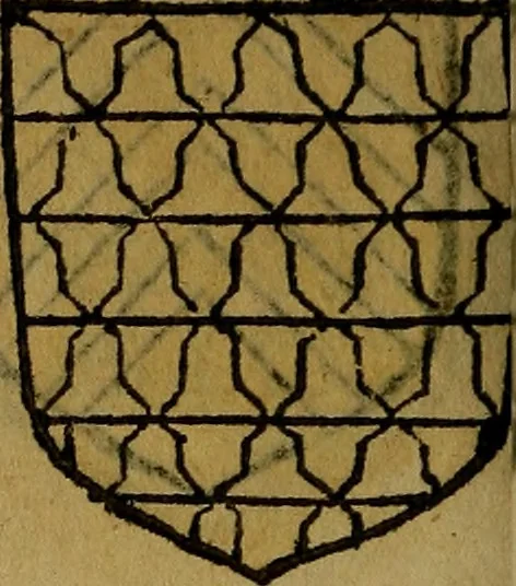 An illustration from Le jardin d'armoiries : contenant les armes de plusieurs nobles royaumes & maisons de Germanie Inferieure: oeuvre autant nouveau, que proufitable à tous amateurs du noble exercice d'armes. Den boomagert der wapenen, inhoudende wapenen van vele edele huysen van dese Nederlanden, en andere onliggende .., 1567, leaf 289