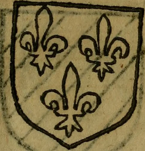 An illustration from Le jardin d'armoiries : contenant les armes de plusieurs nobles royaumes & maisons de Germanie Inferieure: oeuvre autant nouveau, que proufitable à tous amateurs du noble exercice d'armes. Den boomagert der wapenen, inhoudende wapenen van vele edele huysen van dese Nederlanden, en andere onliggende .., 1567, leaf 290