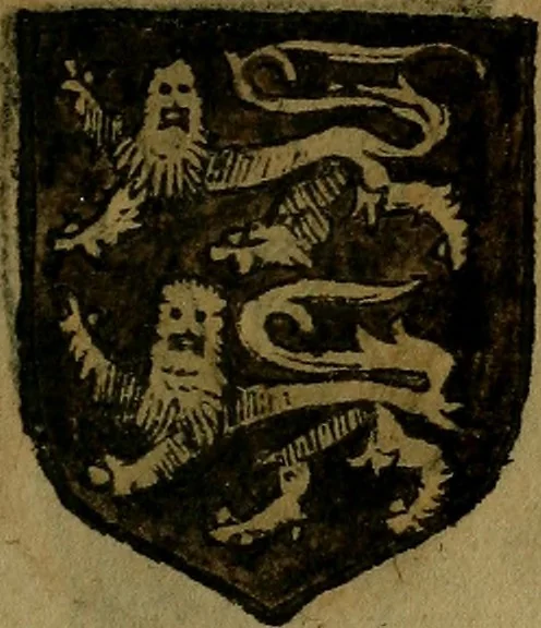 An illustration from Le jardin d'armoiries : contenant les armes de plusieurs nobles royaumes & maisons de Germanie Inferieure: oeuvre autant nouveau, que proufitable à tous amateurs du noble exercice d'armes. Den boomagert der wapenen, inhoudende wapenen van vele edele huysen van dese Nederlanden, en andere onliggende .., 1567, leaf 292