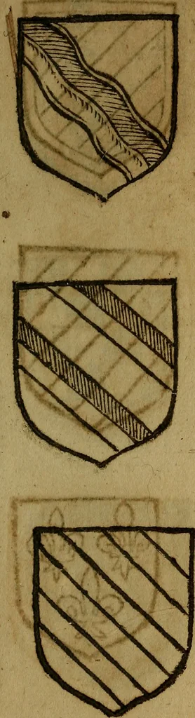 An illustration from Le jardin d'armoiries : contenant les armes de plusieurs nobles royaumes & maisons de Germanie Inferieure: oeuvre autant nouveau, que proufitable à tous amateurs du noble exercice d'armes. Den boomagert der wapenen, inhoudende wapenen van vele edele huysen van dese Nederlanden, en andere onliggende .., 1567, leaf 362