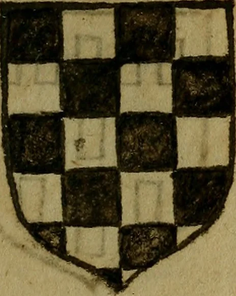 An illustration from Le jardin d'armoiries : contenant les armes de plusieurs nobles royaumes & maisons de Germanie Inferieure: oeuvre autant nouveau, que proufitable à tous amateurs du noble exercice d'armes. Den boomagert der wapenen, inhoudende wapenen van vele edele huysen van dese Nederlanden, en andere onliggende .., 1567, leaf 364
