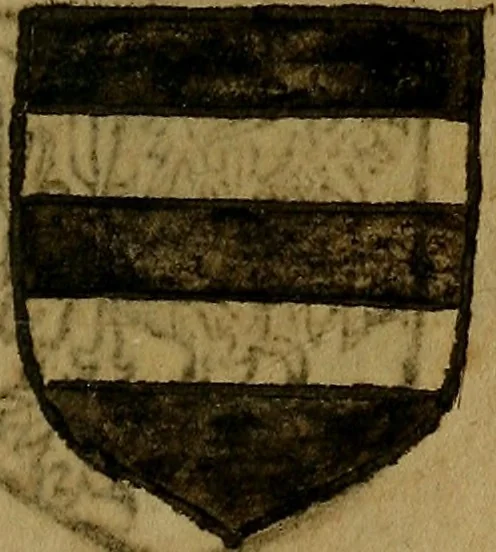 An illustration from Le jardin d'armoiries : contenant les armes de plusieurs nobles royaumes & maisons de Germanie Inferieure: oeuvre autant nouveau, que proufitable à tous amateurs du noble exercice d'armes. Den boomagert der wapenen, inhoudende wapenen van vele edele huysen van dese Nederlanden, en andere onliggende .., 1567, leaf 370
