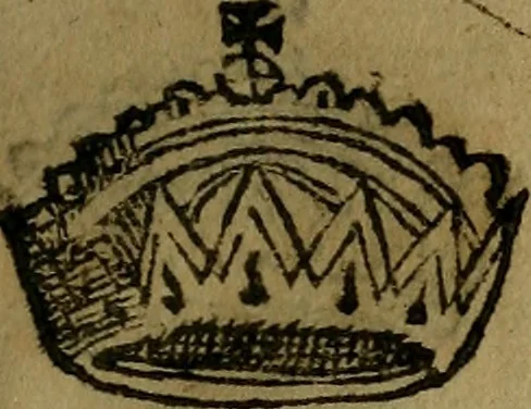 An illustration from Le jardin d'armoiries : contenant les armes de plusieurs nobles royaumes & maisons de Germanie Inferieure: oeuvre autant nouveau, que proufitable à tous amateurs du noble exercice d'armes. Den boomagert der wapenen, inhoudende wapenen van vele edele huysen van dese Nederlanden, en andere onliggende .., 1567, leaf 48