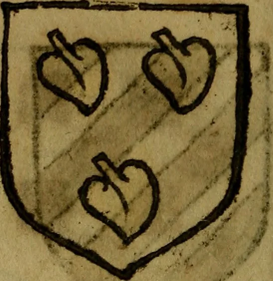 An illustration from Le jardin d'armoiries : contenant les armes de plusieurs nobles royaumes & maisons de Germanie Inferieure: oeuvre autant nouveau, que proufitable à tous amateurs du noble exercice d'armes. Den boomagert der wapenen, inhoudende wapenen van vele edele huysen van dese Nederlanden, en andere onliggende .., 1567, leaf 93