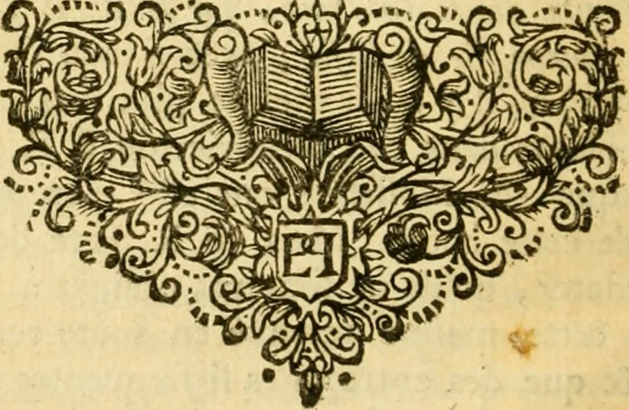 An illustration from Le jardin des racines greques : mises en vers François. Avec vn traitté des prépositions, & autres particules indeclinables, et un recueil alphabetique des mots François tirez de la langue greque, soit par allusion, soit par étymologie, 1674, leaf 27