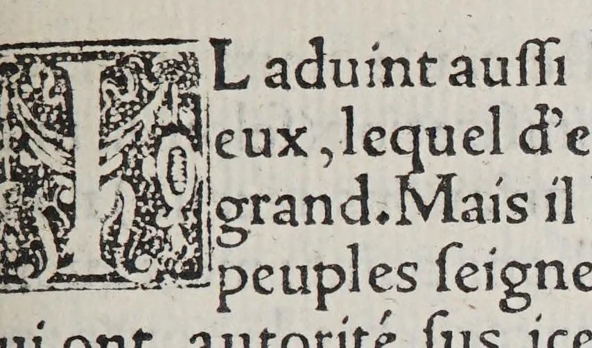 An illustration from Le liure des prieres communes, de l'administration des sacremens & autres ceremonies en l'Eglise d'Angelterre., 1553, leaf 299