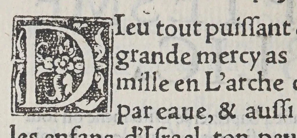 An illustration from Le liure des prieres communes, de l'administration des sacremens & autres ceremonies en l'Eglise d'Angelterre., 1553, leaf 354