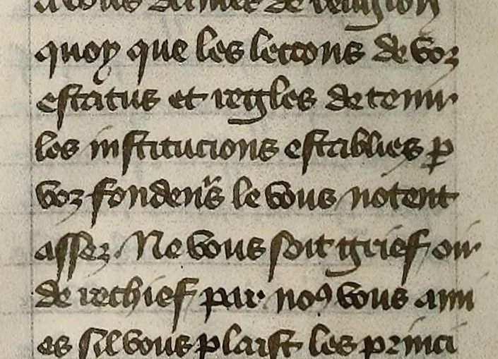 An illustration from Le livre des trois vertus, leaf 152