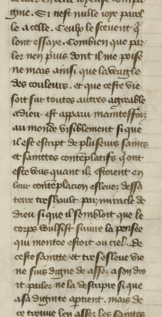 An illustration from Le livre des trois vertus, leaf 30