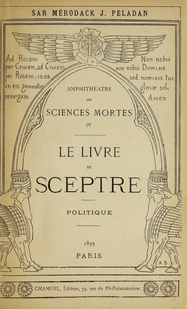 An illustration from Le livre du sceptre : politique, 1895, leaf 7