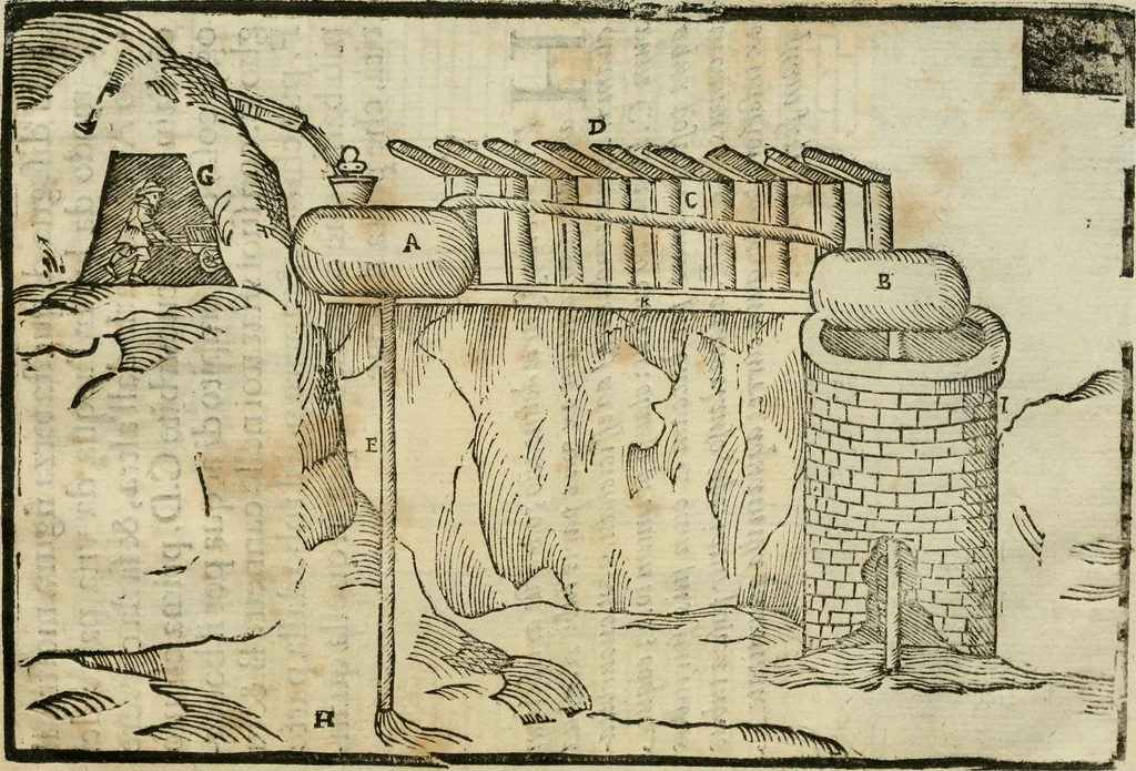 An illustration from Le machine : volume nuouo et di molto artificio da fare effetti marauigliosi tanto spiritali quanto di animale operatione arichito di bellissime figure conle dichiarationi a ciascuna di esse in lingua uolgare et latina, 1629, leaf 122