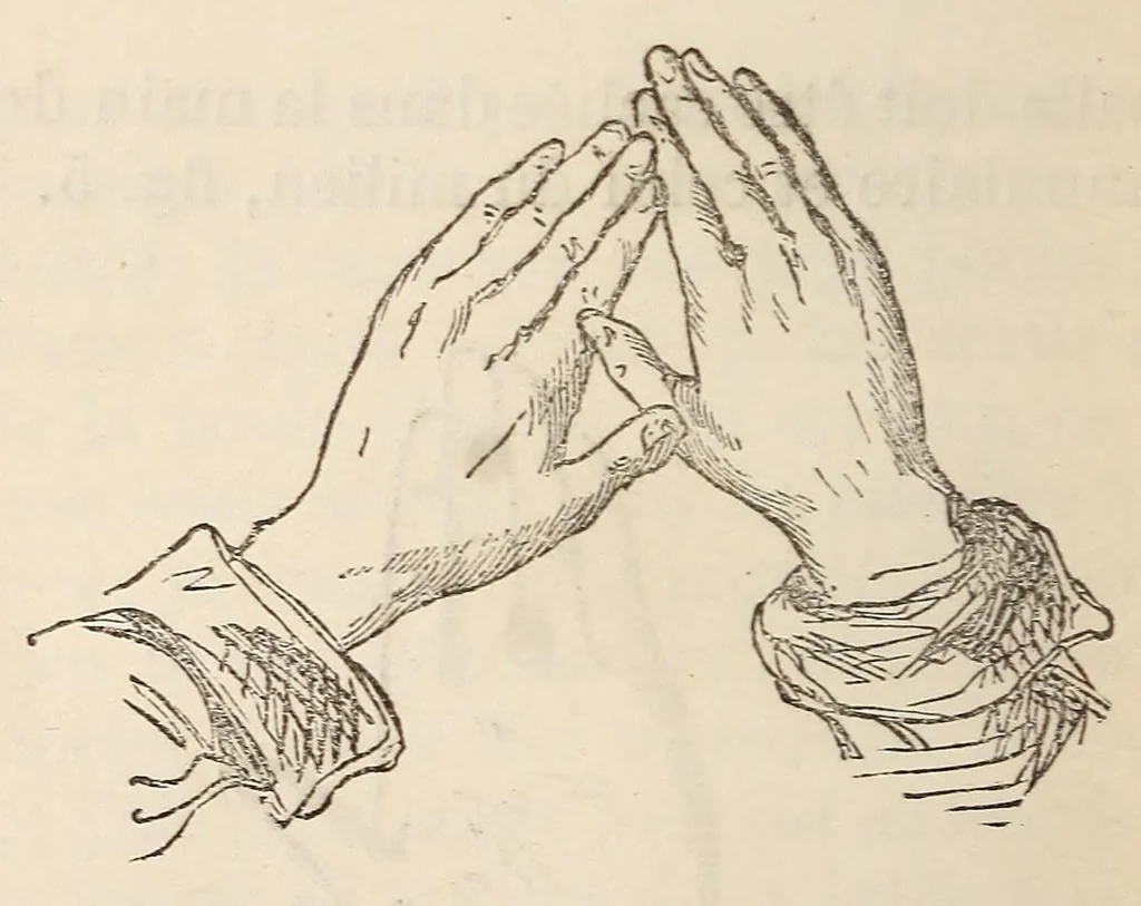 An illustration from Le magicien des salons, ou, Le diable couleur de rose : recueil nouveau de tours d'escamotage, de physique amusante, de chimie récréative, de tours de cartes, magie blanche, etc., etc., 1873, leaf 96