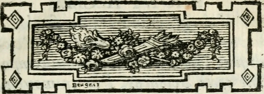 An illustration from Le manuel des artistes et des amateurs, ou, Dictionnaire historique et mythologique des emblêmes, allégories, énigmes, devises, attributs & symboles, relativement au costûme, aux murs, aux usages & aux cérémonies : contenant tous les caractères distinctifs & l'explication de chaque sujet naturel ou moral, sacré ou profane, historique ou fabuleux, dont on peut faire usage dans la poésie, la peinture, la sculpture, l'architecture, le dessin, l'ornement & la décoration, &c. : ouvrage utile aux poëtes, aux artistes & aux amateurs des beaux arts, 1770, leaf 8