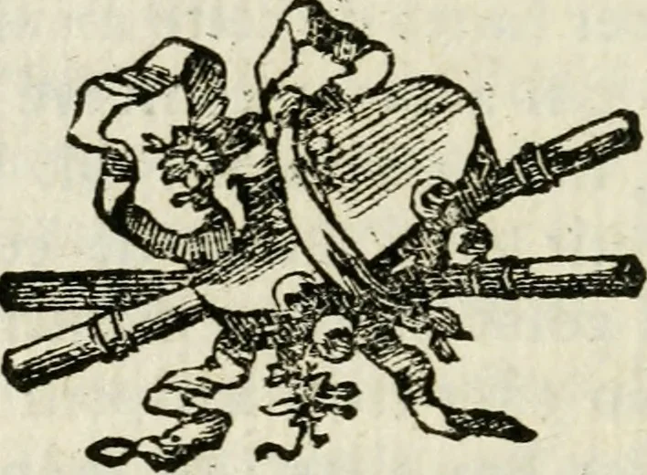 An illustration from Le manuel des artistes et des amateurs, ou, Dictionnaire historique et mythologique des emblêmes, allégories, énigmes, devises, attributs & symboles, relativement au costûme, aux murs, aux usages & aux cérémonies : contenant tous les caractères distinctifs & l'explication de chaque sujet naturel ou moral, sacré ou profane, historique ou fabuleux, dont on peut faire usage dans la poésie, la peinture, la sculpture, l'architecture, le dessin, l'ornement & la décoration, &c. : ouvrage utile aux poëtes, aux artistes & aux amateurs des beaux arts, 1770, leaf 155