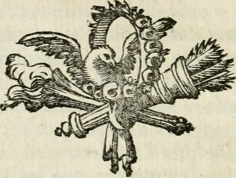 An illustration from Le manuel des artistes et des amateurs, ou, Dictionnaire historique et mythologique des emblêmes, allégories, énigmes, devises, attributs & symboles, relativement au costûme, aux murs, aux usages & aux cérémonies : contenant tous les caractères distinctifs & l'explication de chaque sujet naturel ou moral, sacré ou profane, historique ou fabuleux, dont on peut faire usage dans la poésie, la peinture, la sculpture, l'architecture, le dessin, l'ornement & la décoration, &c. : ouvrage utile aux poëtes, aux artistes & aux amateurs des beaux arts, 1770, leaf 115