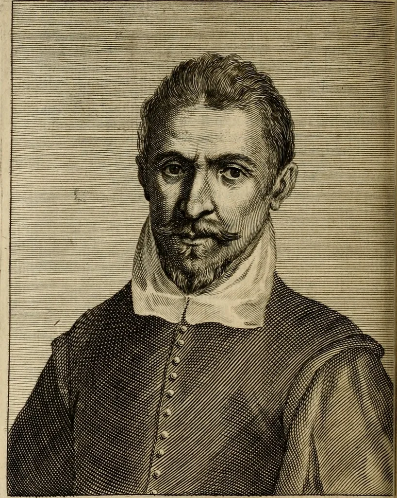 An illustration from Le marauiglie dell'arte, ouero, Le vite de gl'illustri pittori veneti, e dello stato : oue sono raccolte le opere insigni, i costumi, & i ritratti loro : con la narratione delle historie, delle fauole, e delle moralità da quelli dipinte, 1648, leaf 291