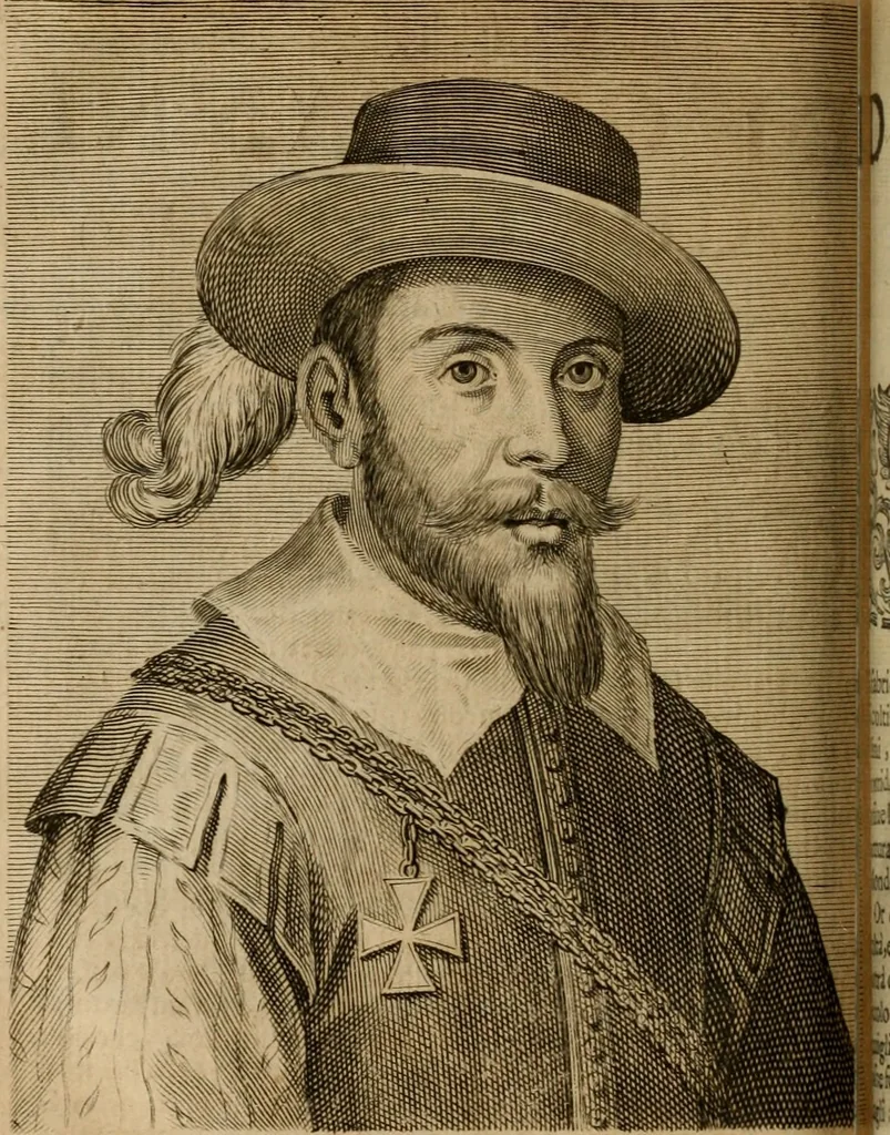 An illustration from Le marauiglie dell'arte, ouero, Le vite de gl'illustri pittori veneti, e dello stato : oue sono raccolte le opere insigni, i costumi, & i ritratti loro : con la narratione delle historie, delle fauole, e delle moralità da quelli dipinte, 1648, leaf 627