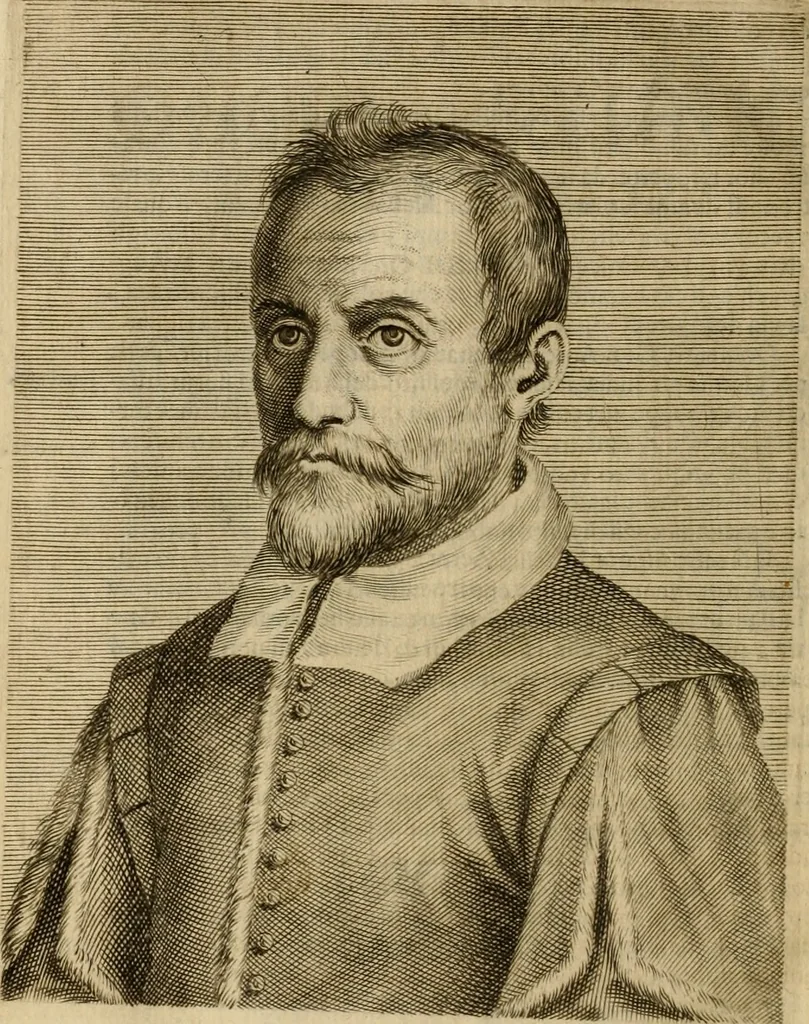 An illustration from Le marauiglie dell'arte, ouero, Le vite de gl'illustri pittori veneti, e dello stato : oue sono raccolte le opere insigni, i costumi, & i ritratti loro : con la narratione delle historie, delle fauole, e delle moralità da quelli dipinte, 1648, leaf 775