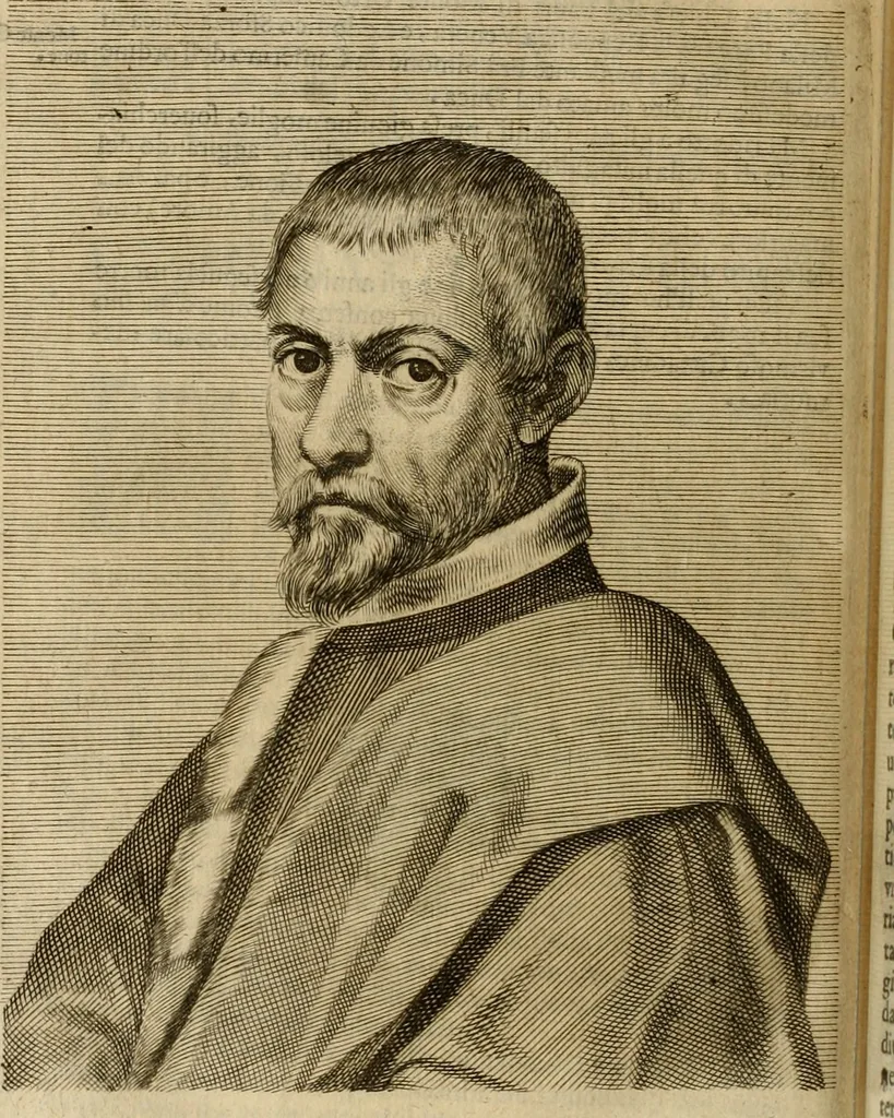 An illustration from Le marauiglie dell'arte, ouero, Le vite de gl'illustri pittori veneti, e dello stato : oue sono raccolte le opere insigni, i costumi, & i ritratti loro : con la narratione delle historie, delle fauole, e delle moralità da quelli dipinte, 1648, leaf 801