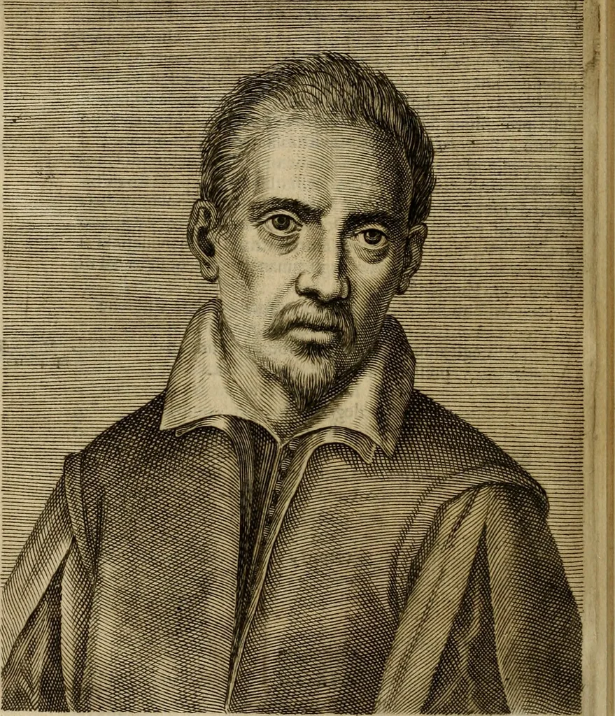 An illustration from Le marauiglie dell'arte, ouero, Le vite de gl'illustri pittori veneti, e dello stato : oue sono raccolte le opere insigni, i costumi, & i ritratti loro : con la narratione delle historie, delle fauole, e delle moralità da quelli dipinte, 1648, leaf 809