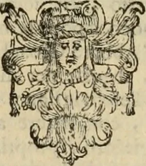 An illustration from Le marauiglie dell'arte, ouero, Le vite de gl'illustri pittori veneti, e dello stato : oue sono raccolte le opere insigni, i costumi, & i ritratti loro : con la narratione delle historie, delle fauole, e delle moralità da quelli dipinte, 1648, leaf 85