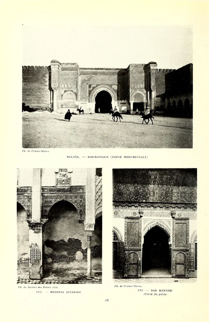 An illustration from Le Maroc artistique, 1917, leaf 24
